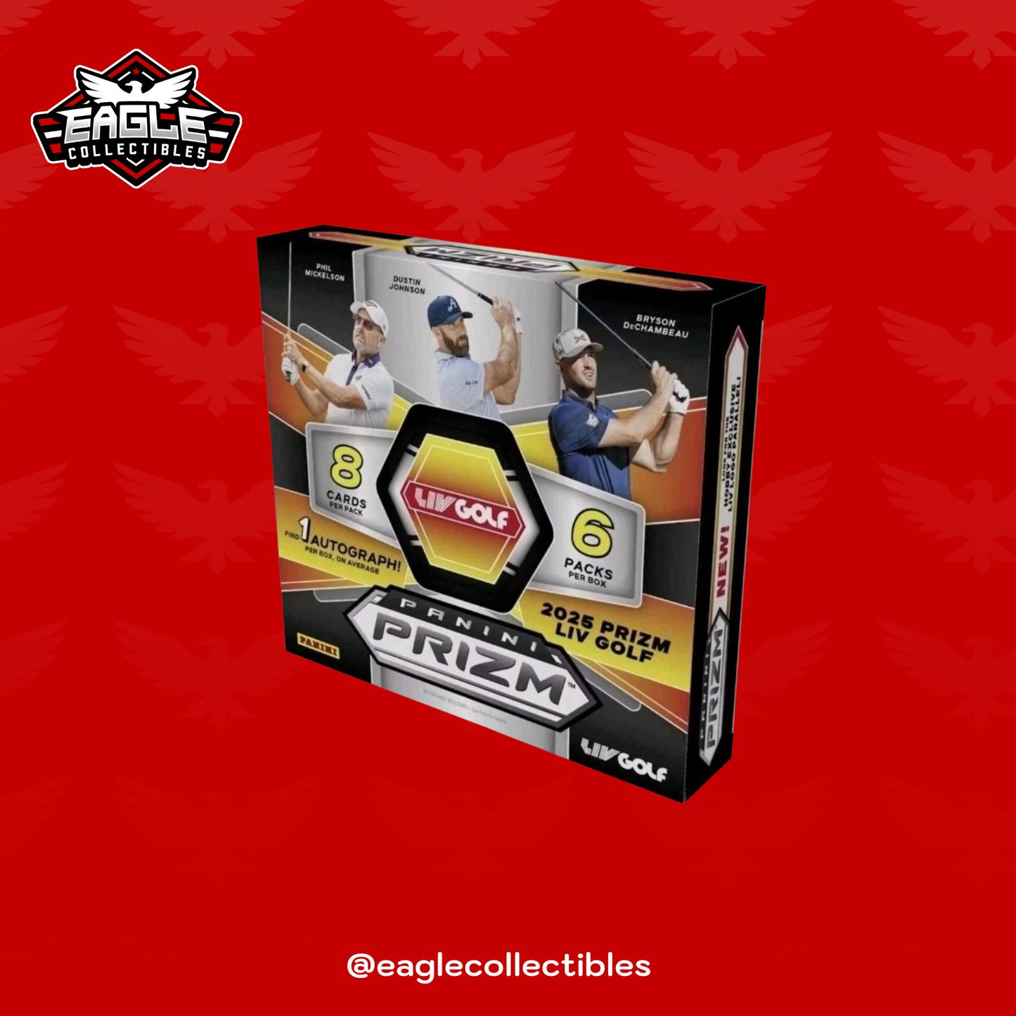 2025 Prizm LIV Golf Hobby Box
